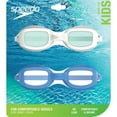 thumbnail image 3 of Speedo Kids 2pk Sonic Swim Goggles for Ages 3-6- Blue/White, 3 of 3