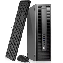 Restored Windows 11 PC HP ProDesk G2 Desktop Computer, Intel Quad Core i5-6500 6th Gen, 8GB DDR4 Ram, 256GB SSD, Keyboard & Mouse, Wi-Fi (Refurbished)