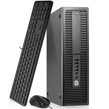Restored Windows 11 PC HP ProDesk G2 Desktop Computer, Intel Quad Core i5-6500 6th Gen, 8GB DDR4 Ram, 256GB SSD, Keyboard & Mouse, Wi-Fi (Refurbished)