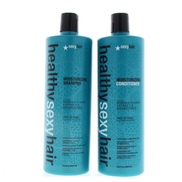 Sexy Hair Healthy Sexy Hair Moisturizing Shampoo and Conditioner 33.8oz/1000ml DUO