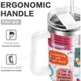 thumbnail image 5 of 40 Oz Nurse Tumbler - Handle, Straw, Lid, Daily Travel Mug, Ideal for Nurse''s Day and Graduation Gifts, 5 of 6