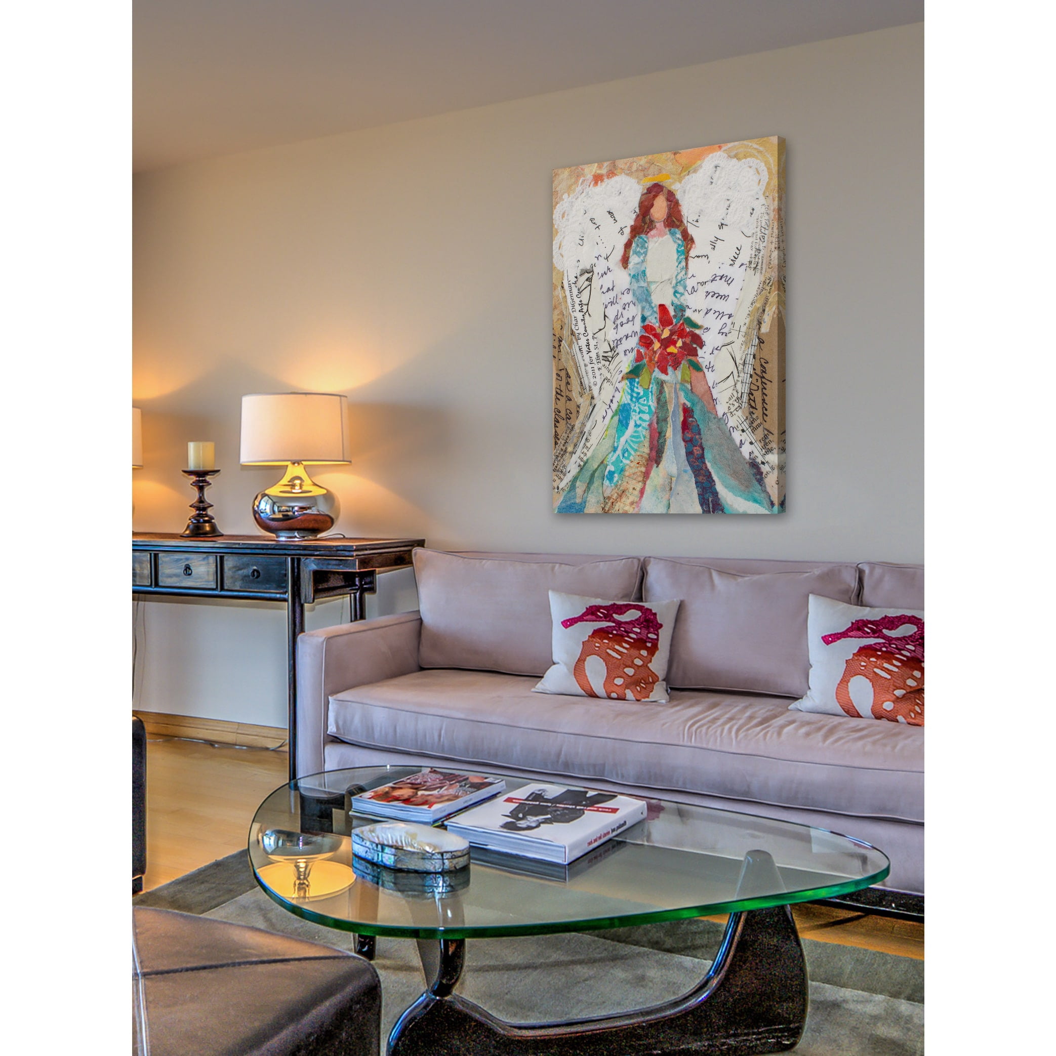 "Angelique" Painting Print on Wrapped Canvas