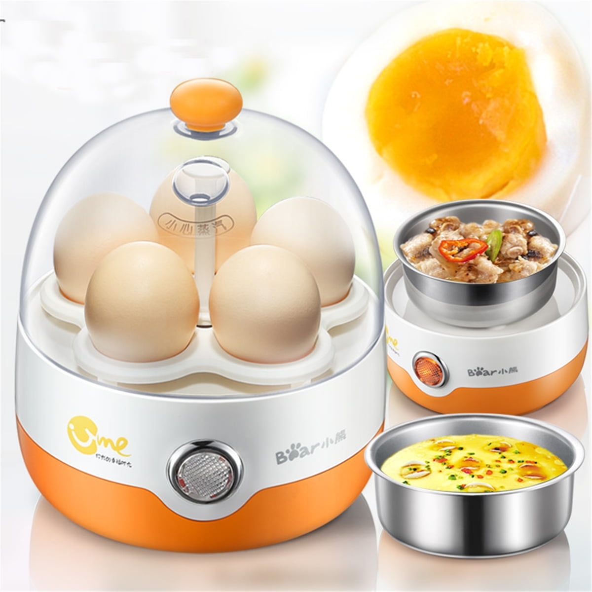 Dash Rapid Egg Cooker 5 Egg Capacity with Measuring cup and Stainless
