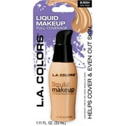 (2 Pack) L.A. Colors Liquid Makeup, BLM284 Deep Beige, 1.11 fl oz (2 pack)