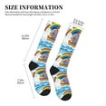 thumbnail image 4 of Pofeuu Rainbow Animals on Noah's Ark Print Compression Socks for Women & Men Circulation - Best Support for Nurses,Running,Athletic,Sports, 4 of 7
