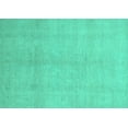 thumbnail image 1 of Ahgly Company Indoor Rectangle Oriental Turquoise Blue Modern Area Rugs, 6' x 9', 1 of 4