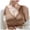 Brown, variant on NIEWTR Front Closure Bras for Older Women New No Underwire Wireless Shaping Front Snap Bra for Seniors(Dark Purple,2XL)