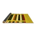thumbnail image 2 of Ahgly Company Indoor Rectangle Abstract Yellow Contemporary Area Rugs, 2' x 4', 2 of 4
