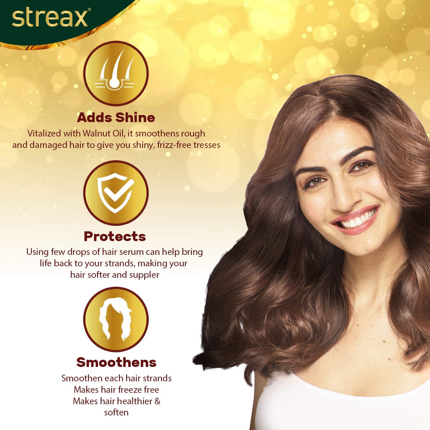 Streax Hair Serum with Walnut Oil Review - Glossypolish