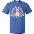 thumbnail image 3 of Inktastic Easter Scandinavian Bunny with Flowers T-Shirt, 3 of 5