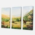 thumbnail image 3 of Sunrise In The Mountains With Horse 28 in x 36 in Painting Canvas Art Print, by Designart, 3 of 3