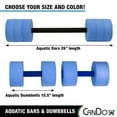 thumbnail image 4 of CanDo Aquatic Swim Bars and Dumbbells for Hydrotherapy, Swimming, Water Aerobics, Rehab, Swim Lessons, Pool Fitness & Learning to Swim, 4 of 8