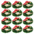 thumbnail image 2 of 12 mini coronas navideñas para decorar el árbol de Navidad. Guirnalda navideña, adorno colgante, corona pequeña., 2 of 8