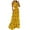 Yellow, variant on Icuanyi Womens Dresses Women Tropical Print Halter Backless Maxi Dress Sexy Sleeveless Beach Dress