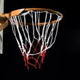 thumbnail image 1 of Minkissy 2pcs Basketball Nets Heavy Duty Outdoor for Campuses Standard Basketball Rim Blue Withstand Dunking, 1 of 4