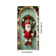 thumbnail image 3 of CREATITOY 72x35 Inch 3D Santa Claus Door Curtain Decoration, Christmas Family Door Cover Decor for Xmas Party Indoor Outdoor Decorations, 3 of 8