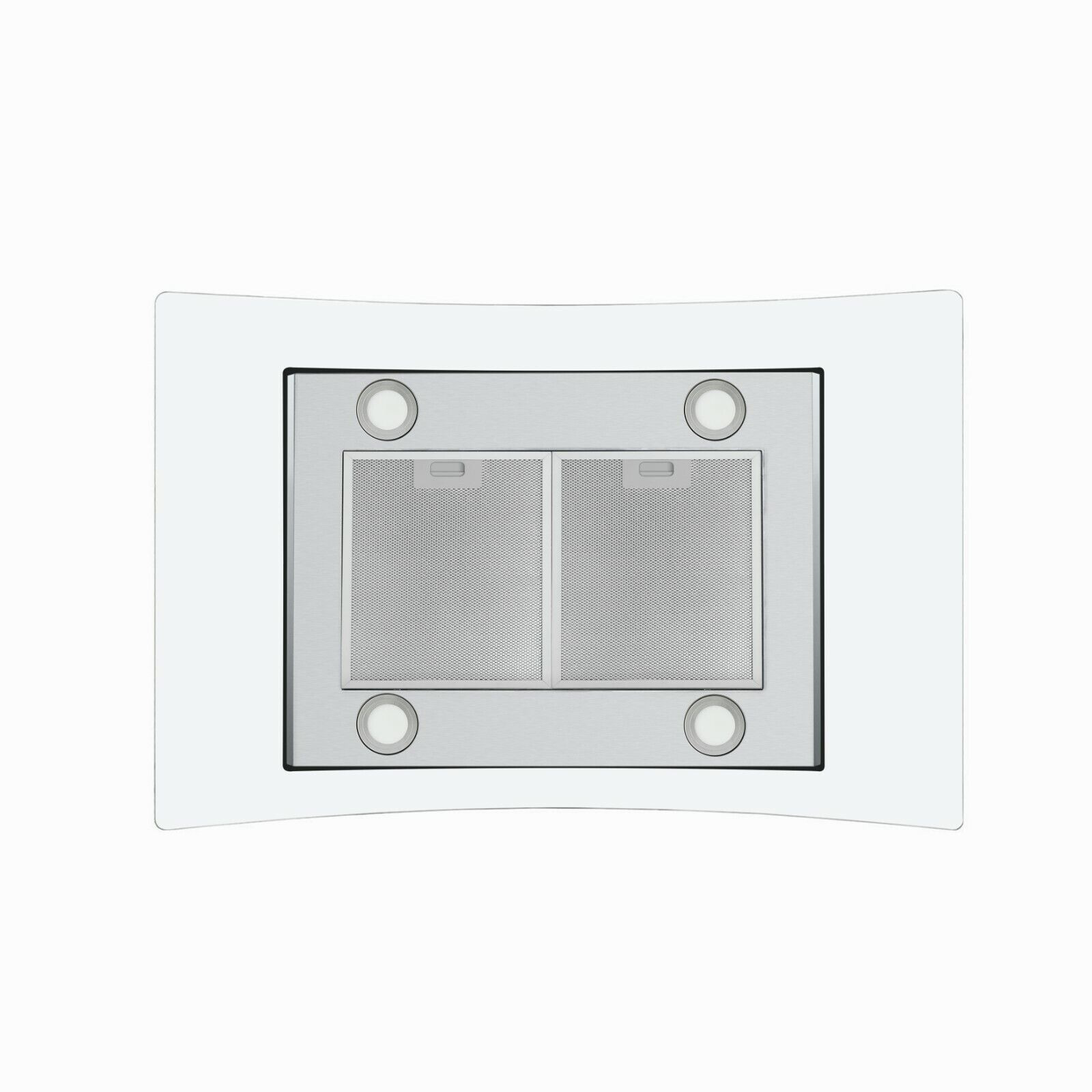 Joeaonz 36-Inch Stainless Steel Ducted Range Hood with Ventilation, LED Lighting, Button Control, 900 CFM