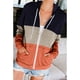 thumbnail image 4 of Women Zipper Hoodie, Women Hooded Coat Contrast Color Side Pockets Polyester For Ladies For College ANGGREK Otros, 4 of 6