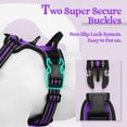 thumbnail image 3 of Arnés para perros Rabbitgoo, sin tirones, ajustable, morado, para perros grandes, 3 of 7
