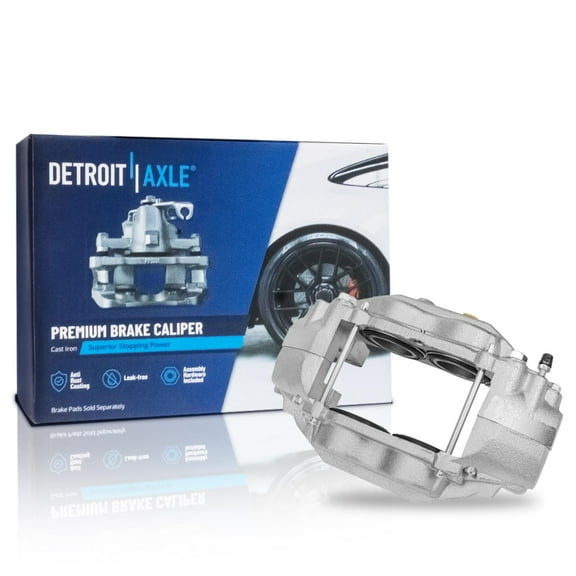 Detroit Axle - Front Passenger Side Disc Brake Caliper Replacement for 2008-2014 2015 2016 Toyota Sequoia Tundra