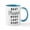 White/Blue Inside, variant on CafePress - Best Freakin' Boss Lady Ever - 11 oz Ceramic Mug - Novelty Coffee Tea Cup