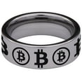thumbnail image 4 of Bitcoin Tungsten Carbide Ring, 4 of 9