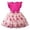 Z3 Red, variant on REDARER Girls Flutter Sleeve Cherry Bow Print Dress with Ruffle Trim Summer Casual Holiday Party Dress for Kids,18-24 Months