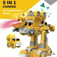 thumbnail image 5 of DIY 5-in-1 Removable Engineering Truck Toys, Screw Assembly Dinosaur Construction Vehicle Set, STEM Learning, Fine Motor Skills, Gift for Boys 3+, 5 of 9