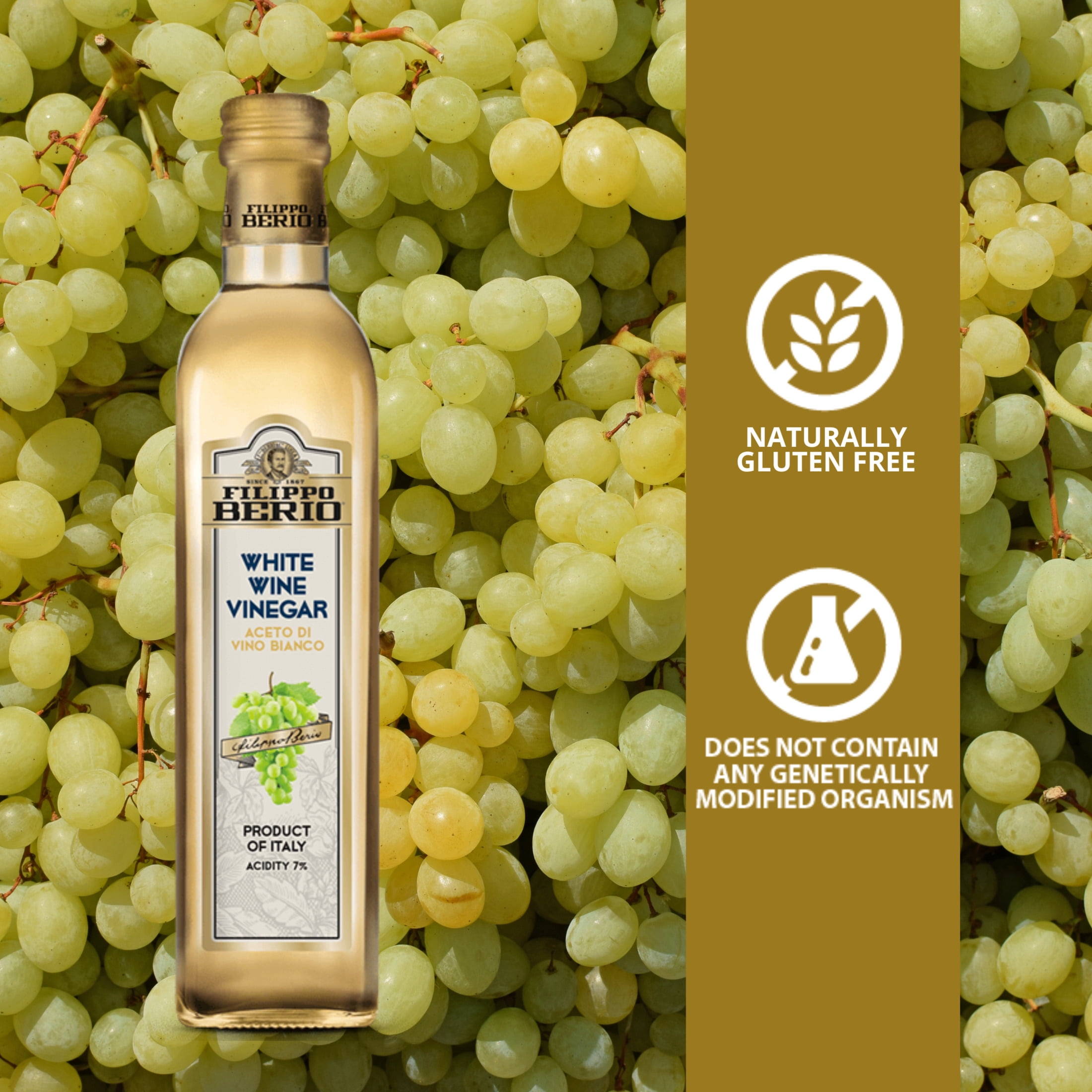 Filippo Berio® White Wine Vinegar 16.9 fl. oz. Bottle