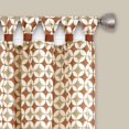 thumbnail image 4 of Simple Elegance Hampton Cuff Tab Top Window Curtain Panel - 52x84 - Spice/Tan, 4 of 4