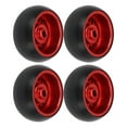 thumbnail image 4 of RC Drift Tire, Flexible 4 PCS Aluminum Alloy Plastic RC Replacement Drift Tires Slippy Surface For 1/28 RC Car, 4 of 8
