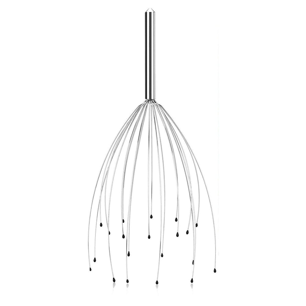 Premium Head Massager Back Scratcher Set Stainless Steel Retractable