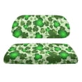thumbnail image 2 of Pzuqiu 2 Piece Golf Cart Seat Covers Keeps Seats Clean, Compatible with Outdoor Golf Carts Golf Cart Seat and Backrest Covers(Green Clover Pattern), 2 of 10