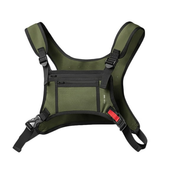 lanema Pocket Chest Front Pack Pouch Vest Rig Carry Waist Bag Pouch Bag Chest Bag