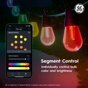 GE Cync 24ft Café Lights Dynamic Effects Smart LED Color Changing Patio String Lights