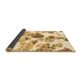 thumbnail image 2 of Ahgly Company Indoor Square Abstract Brown Modern Area Rugs, 4' Square, 2 of 4
