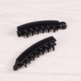 thumbnail image 5 of FUEENIRVA 6Pcs Banana Clips For Women Girls Hair Styling In Black Resin Feature, 5 of 5