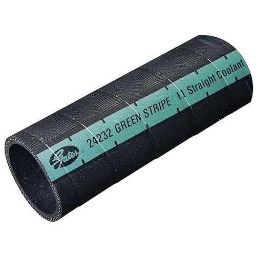 Gates 24212 Coolant Hose, Green Stripe 2-Ply Straight, 3' Lengths