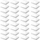 thumbnail image 1 of Post Caps Sidinlar Pyramid, impermeables, 5 x 5 pulgadas, color blanco (paquete de 36), 1 of 6