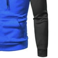 thumbnail image 4 of Awdenio Sweatshirts for Men Contrast Hoodies Lightweight Sweatshirt Color Block Jacket Coats, 4 of 4