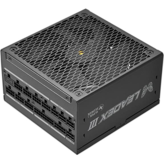 Super Flower SF-850F14GE Leadex III UP 850W ATX 3.1 Gold Power Supply, Black