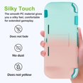 thumbnail image 5 of EEEkit Cover Case Fit for Nintendo Switch Lite, PC Protective Case and HD Screen Protector, Thumb Grips Caps, Shockproof Anti-Scratch Non-Slip Accessories for Switch Lite, 5 of 8
