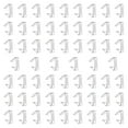 thumbnail image 3 of CLIPS de MELLA de 60 PCS CUBIERTAS de CUBIERTA de CUBIERTA Multipropósito clips de soporte transparente moderno para un restaurante para acampar de 6x5x1.5 cm, 3 of 8