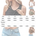 thumbnail image 3 of Camisole Tops For Women Women's Solid Color Round Neck Vest Fashion Casual Top, 3 of 7