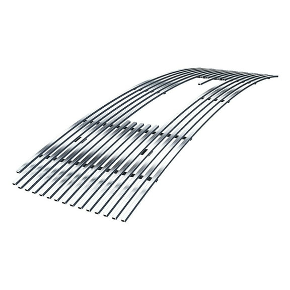 APS Compatible with GMC Sierra 1500 2007-2013 & 07-10 Sierra Denali New Body with Logo Show Main Upper Stainless Steel Chrome Billet Grille Grill Insert G66474A