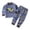 Navy, variant on Boy Outfits 2 Piece Round Neck Casual Kids Age 2 8 Elastic Waist Sets Boys Clothes