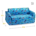thumbnail image 3 of ComfyKids® 2-in-1 Flip Sofa, 3 of 7