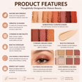 thumbnail image 3 of Paleta de sombras de ojos BestLand 18 colores mate, brillo y nude, 3 of 8