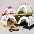 thumbnail image 7 of Becikitc Mini Camping Tent Playset with Light-Up LED Campfire, Miniature Picnic Food & Accessories, Dollhouse Outdoor Scene Toy, 7 of 7