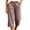 Purple women's capri pants with pockets a1, variant on Cagogo Women's Elastic Waist Capri Pants with Pockets Casual Loose Fit Solid Cropped Trousers Summer Beach Vacation Lounge Travel Yoga Work, White XL